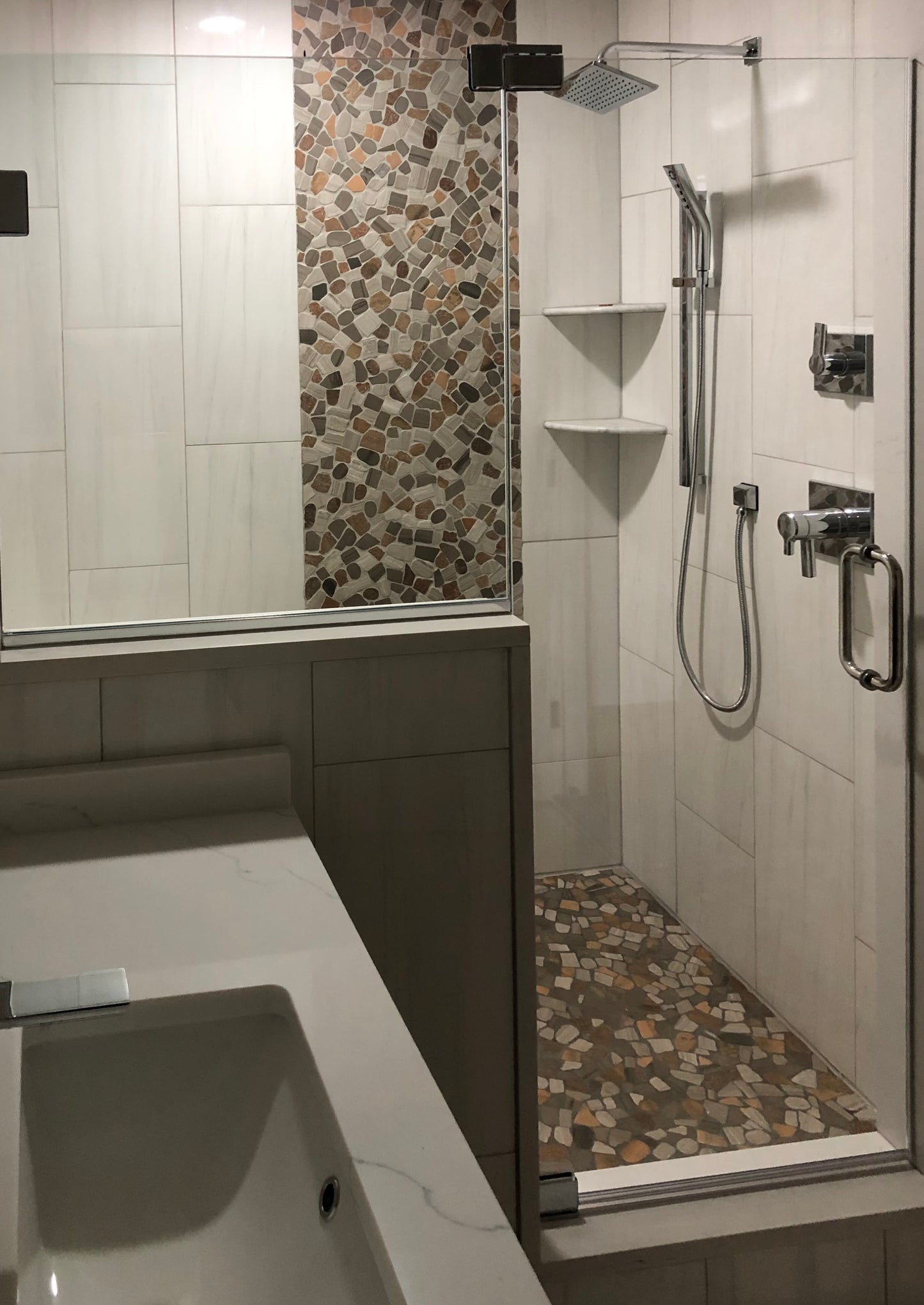 Frameless Shower Enclosure 56"x72"