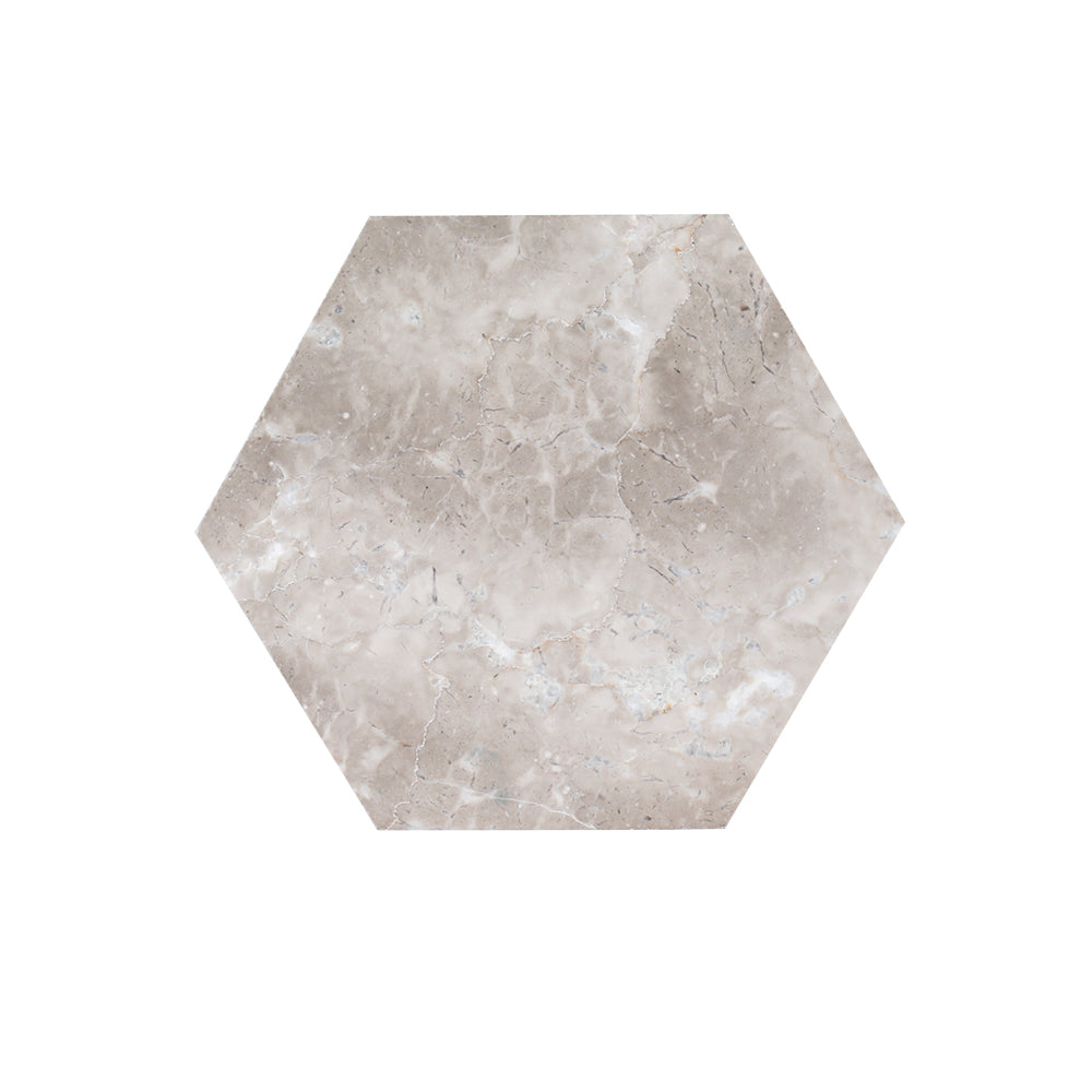 Suede Hexagon 8x9