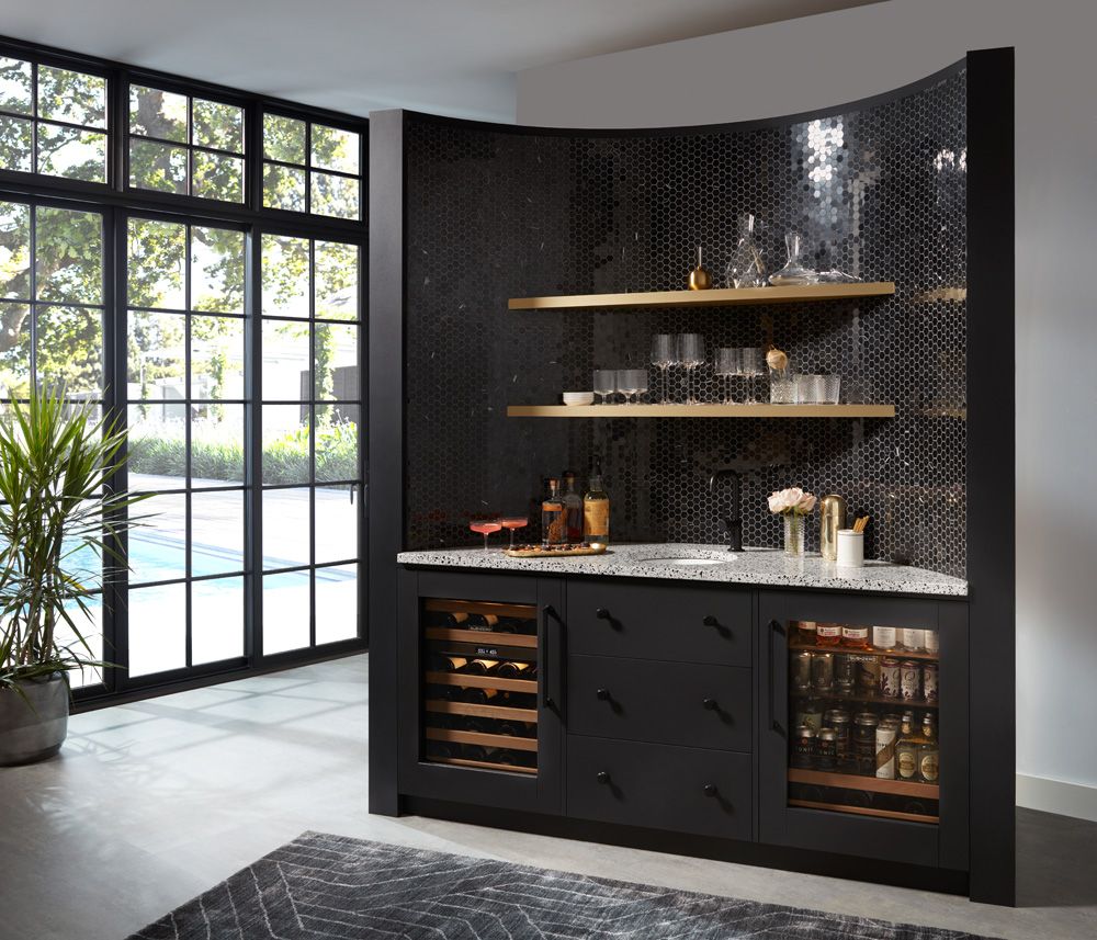 Nero Marquina 1" Hexagon 10x11