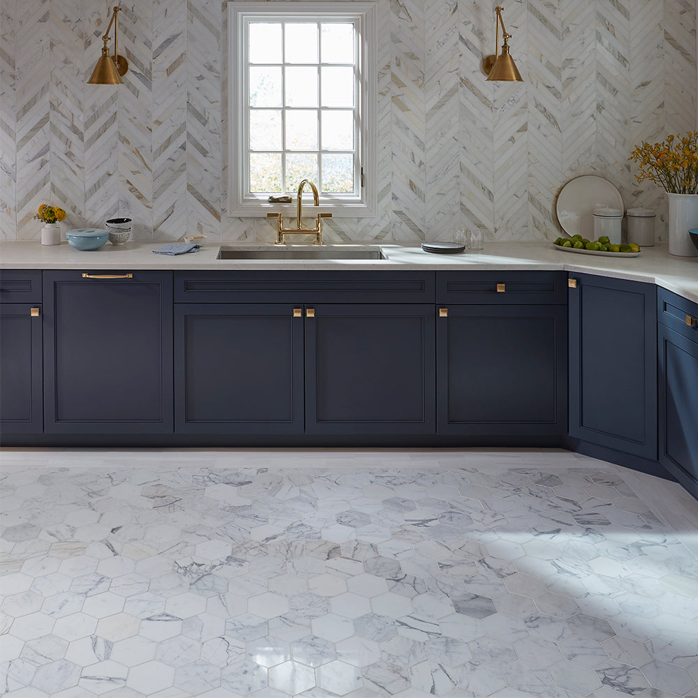 Calacatta Gold Hexagon 5x6