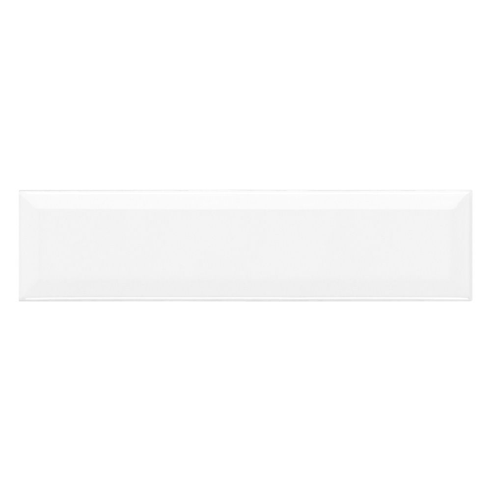 Starry White Beveled 3x12 Gloss