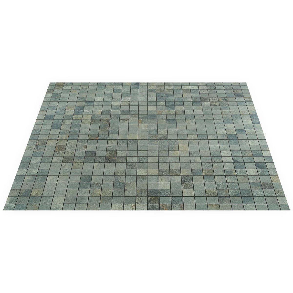 Aquamarine Matte Mosaic