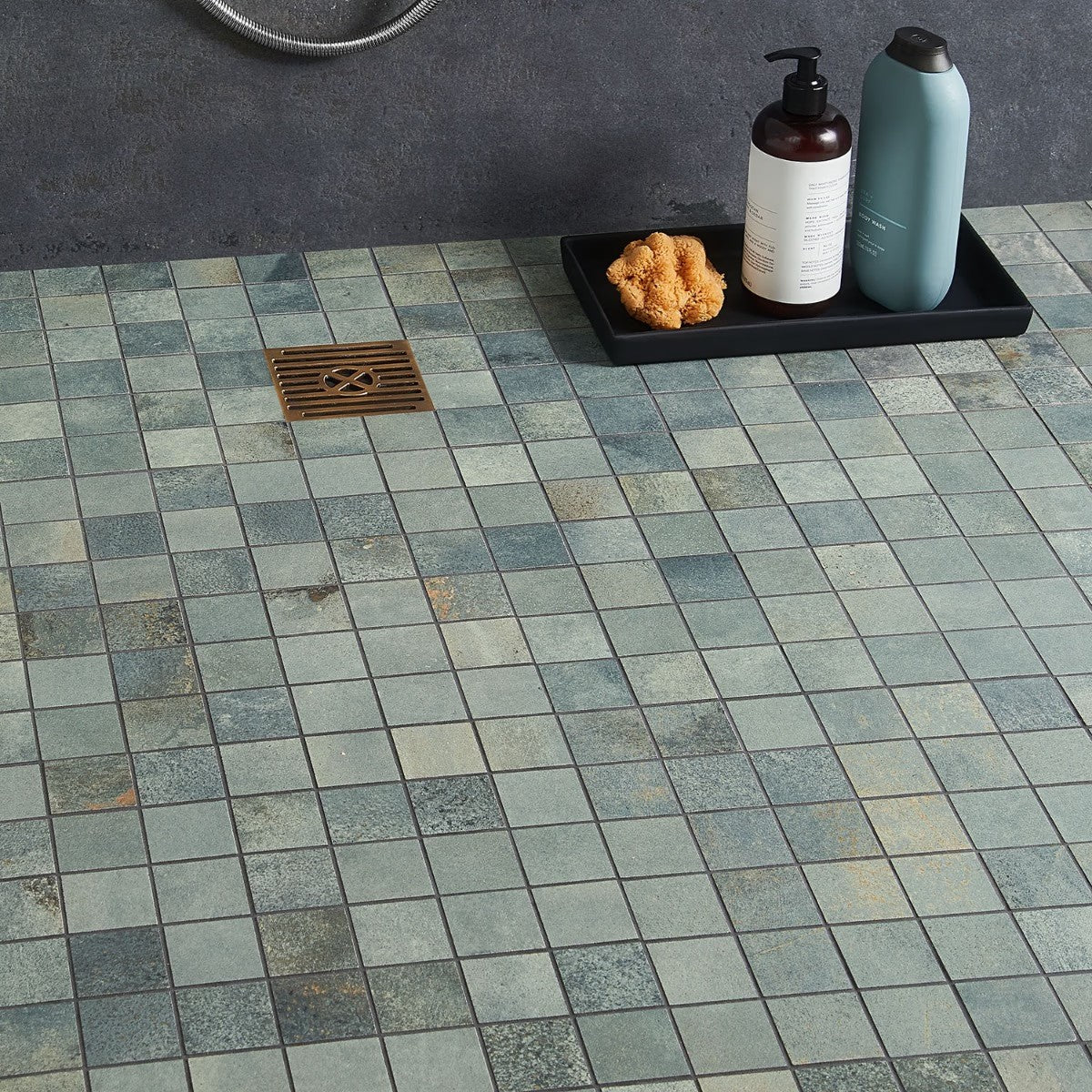 Aquamarine Matte Mosaic