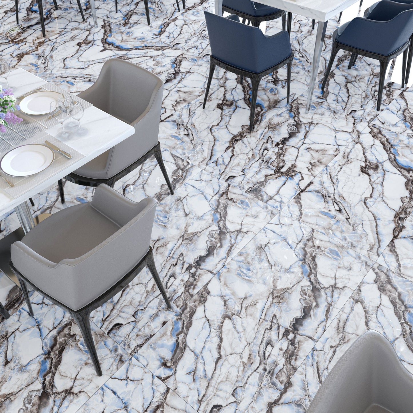 Safari Blue 24x48 Polished