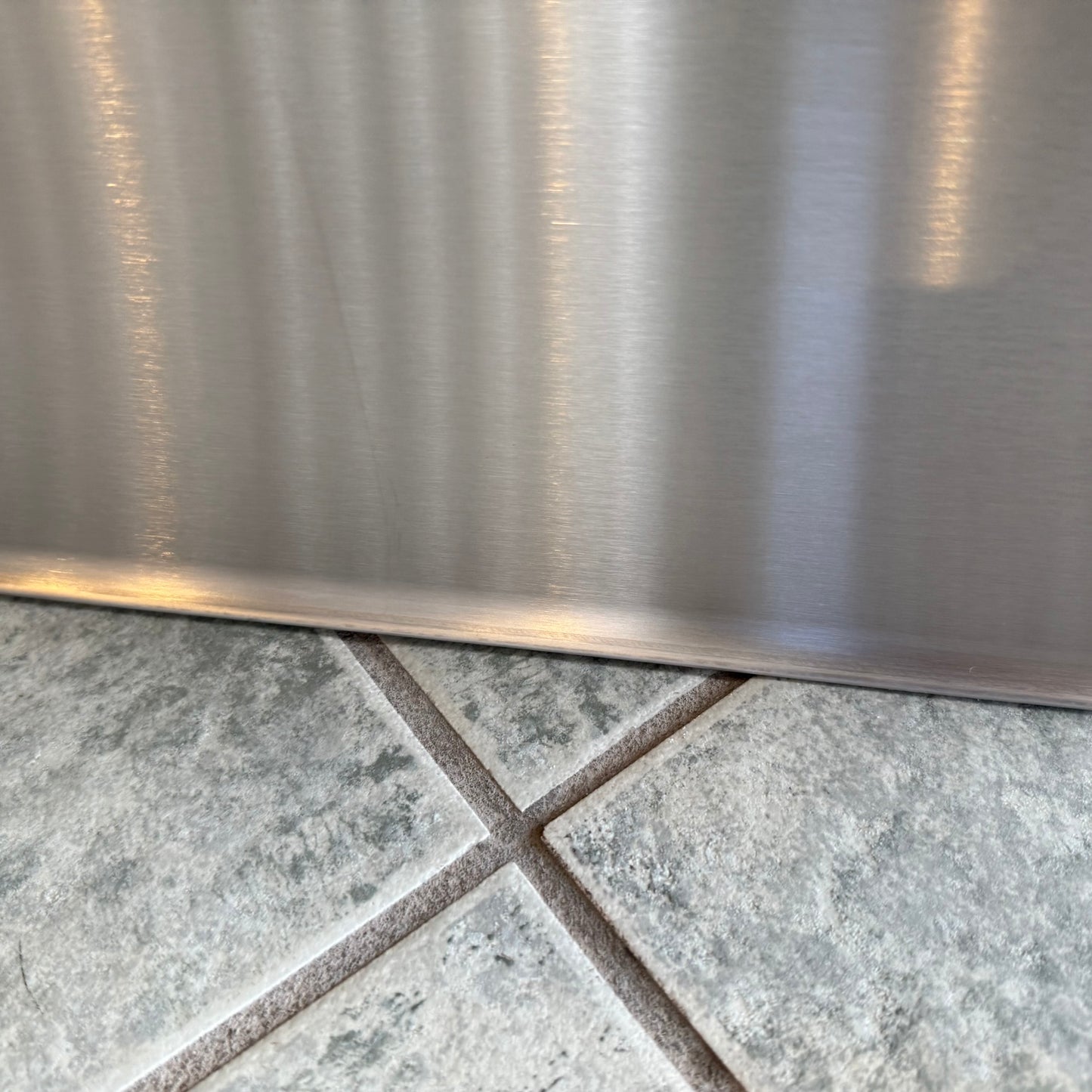 Brushed Stainless Steel Base 6-3/8" 8ft 2in