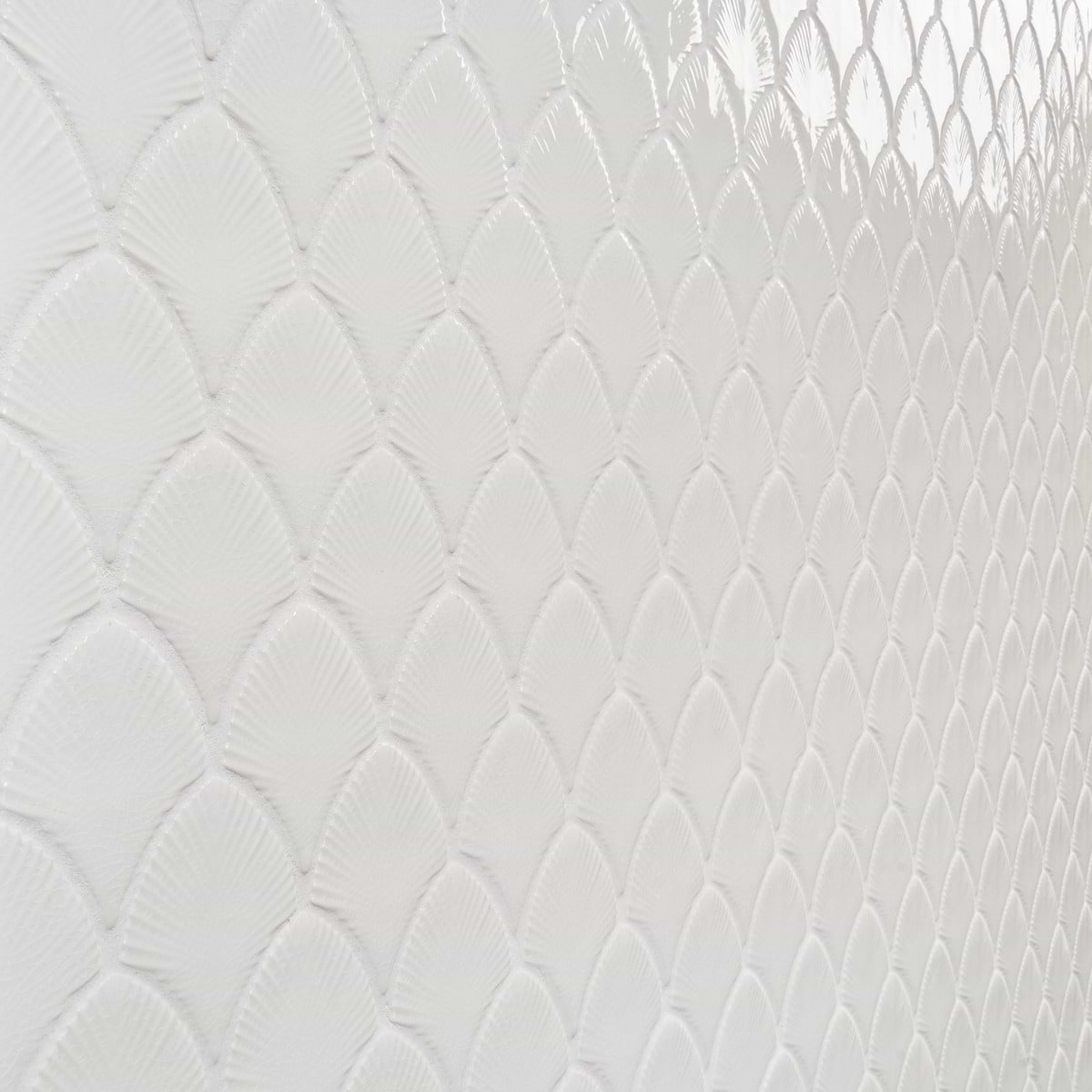 Blanco White Fan 3X4" Polished