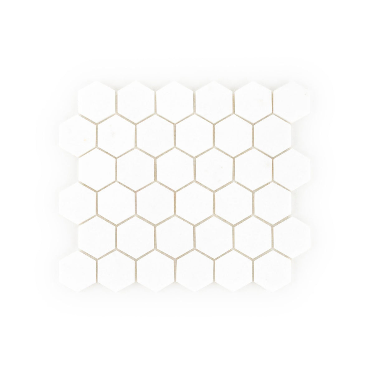 Thassos 2" Hexagon 9x11