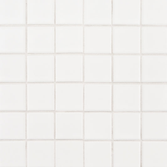 White 2" Square 12x12