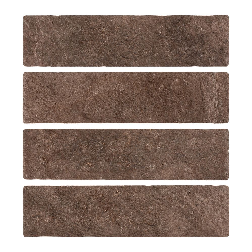 Brown Field Tile 2.5in. x 10in. 2x10