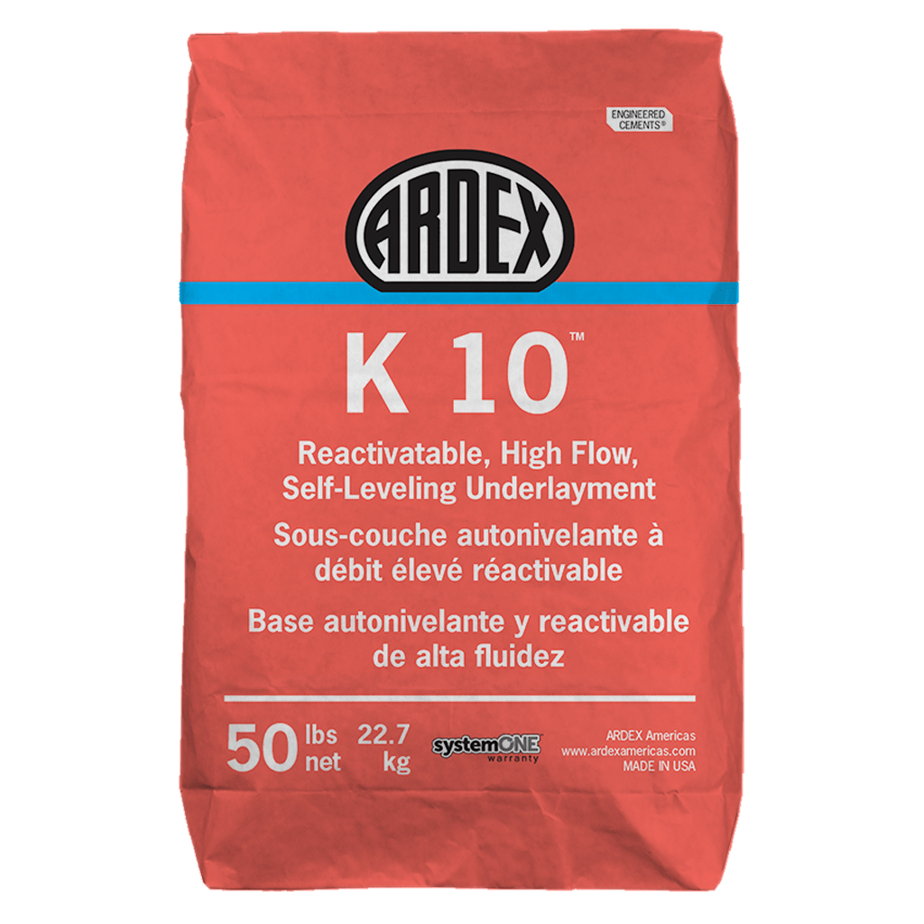 K 10 Reactivatable, High-Flow, Self-Leveling Underlayment