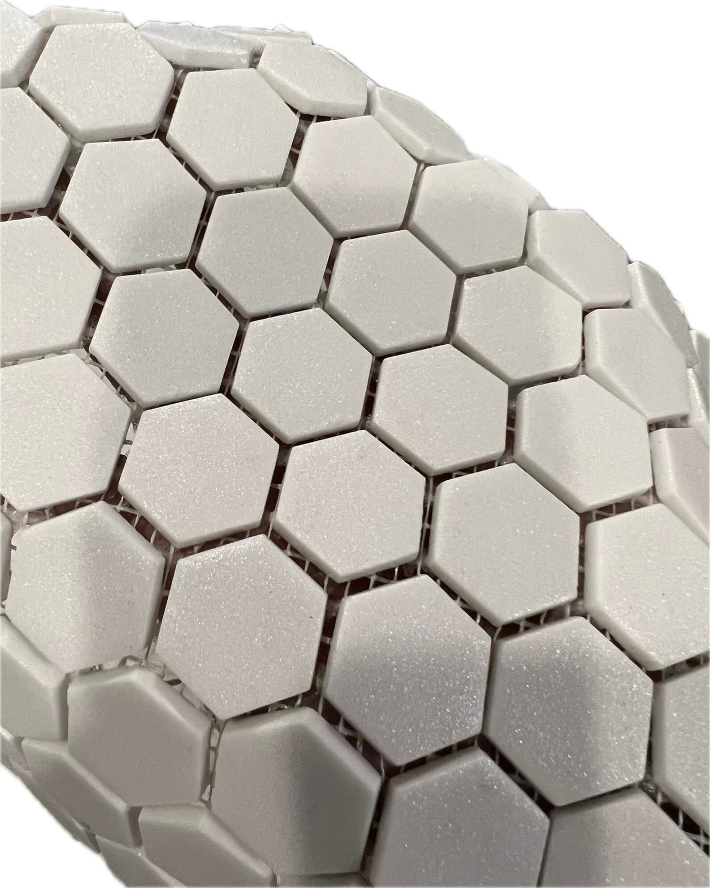 Alabaster Hexagon 1x1