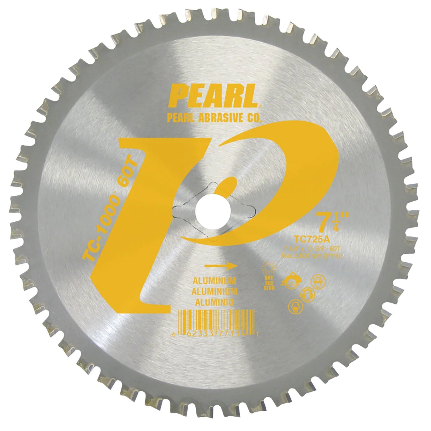 Aluminum Carbide Tip Blade 7-1/4" x 5/8"