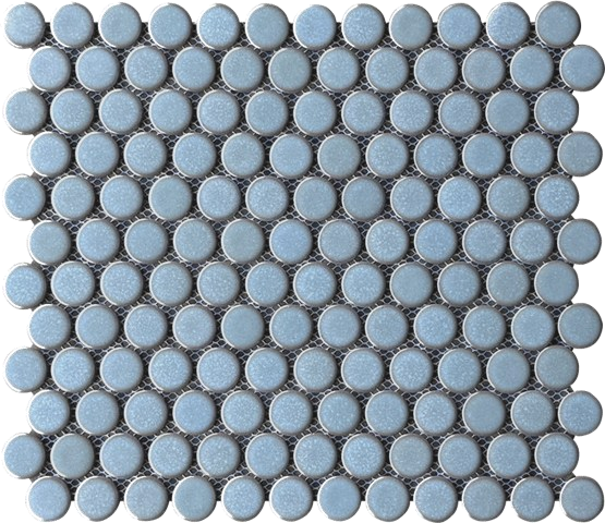 Blue Denim Penny 1x1