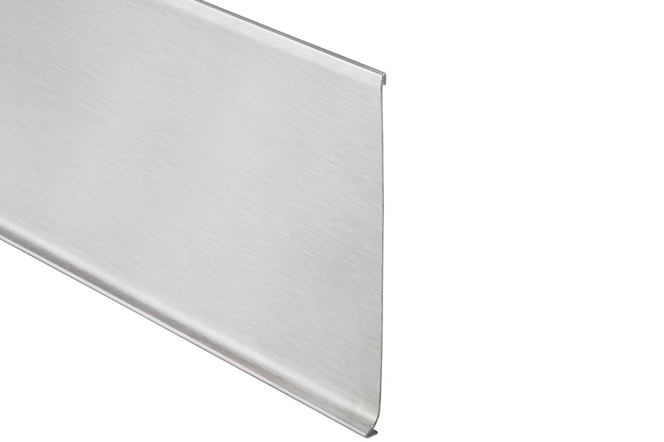 Brushed Stainless Steel Base 6-3/8" 8ft 2in