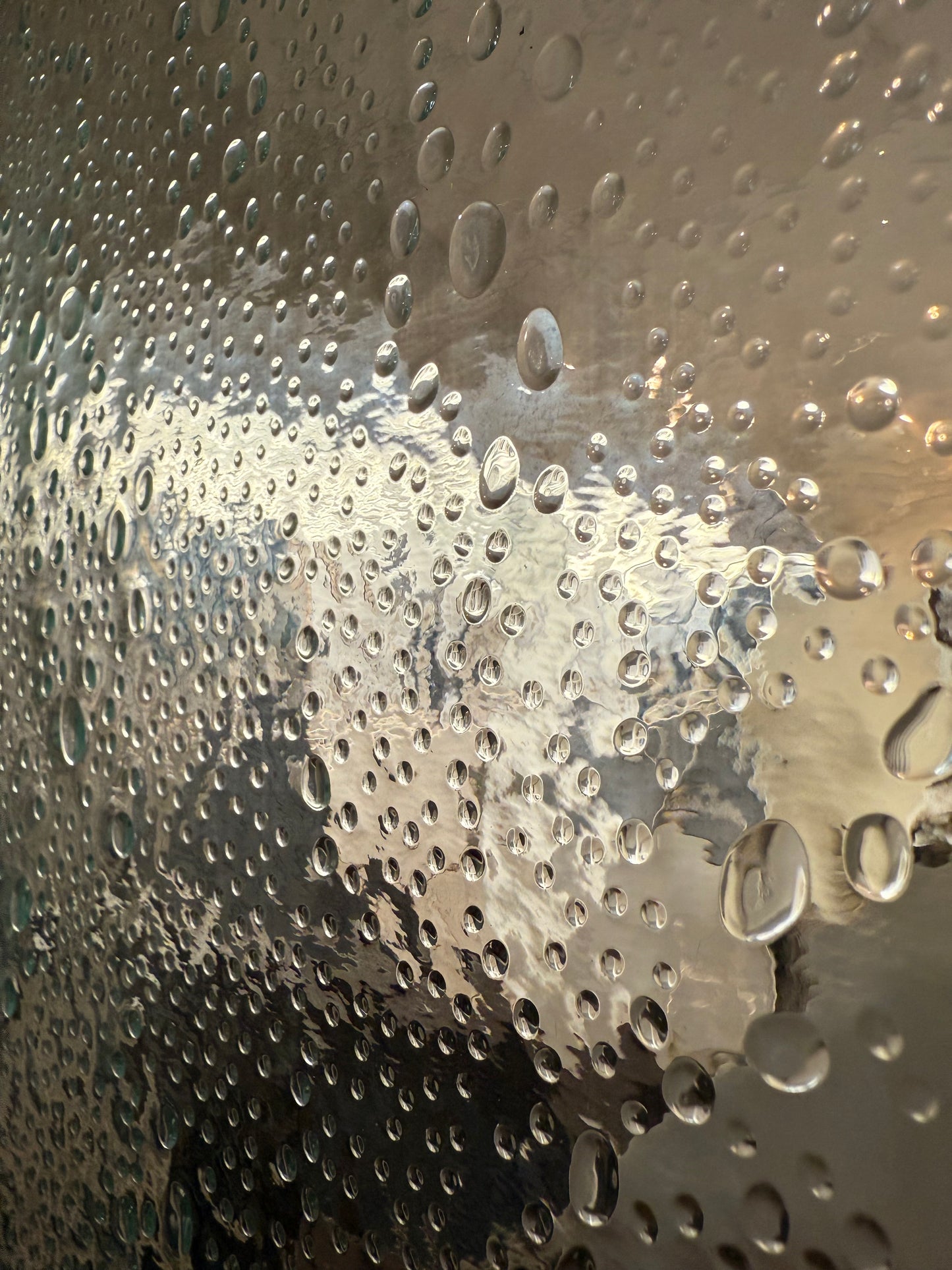 Bubble Glass Shower Panel 30"x72"