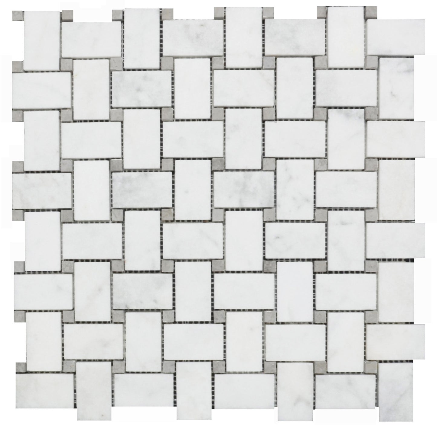 Casa Bianca, Oyster Bay, Basketweave 1.2x2 Honed