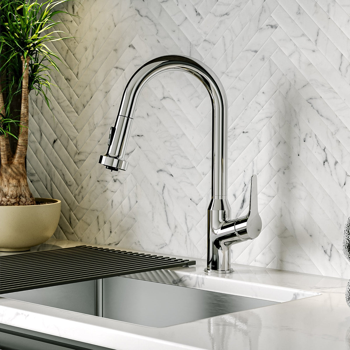 Chrome Scottsdale Faucet 16-1/8"