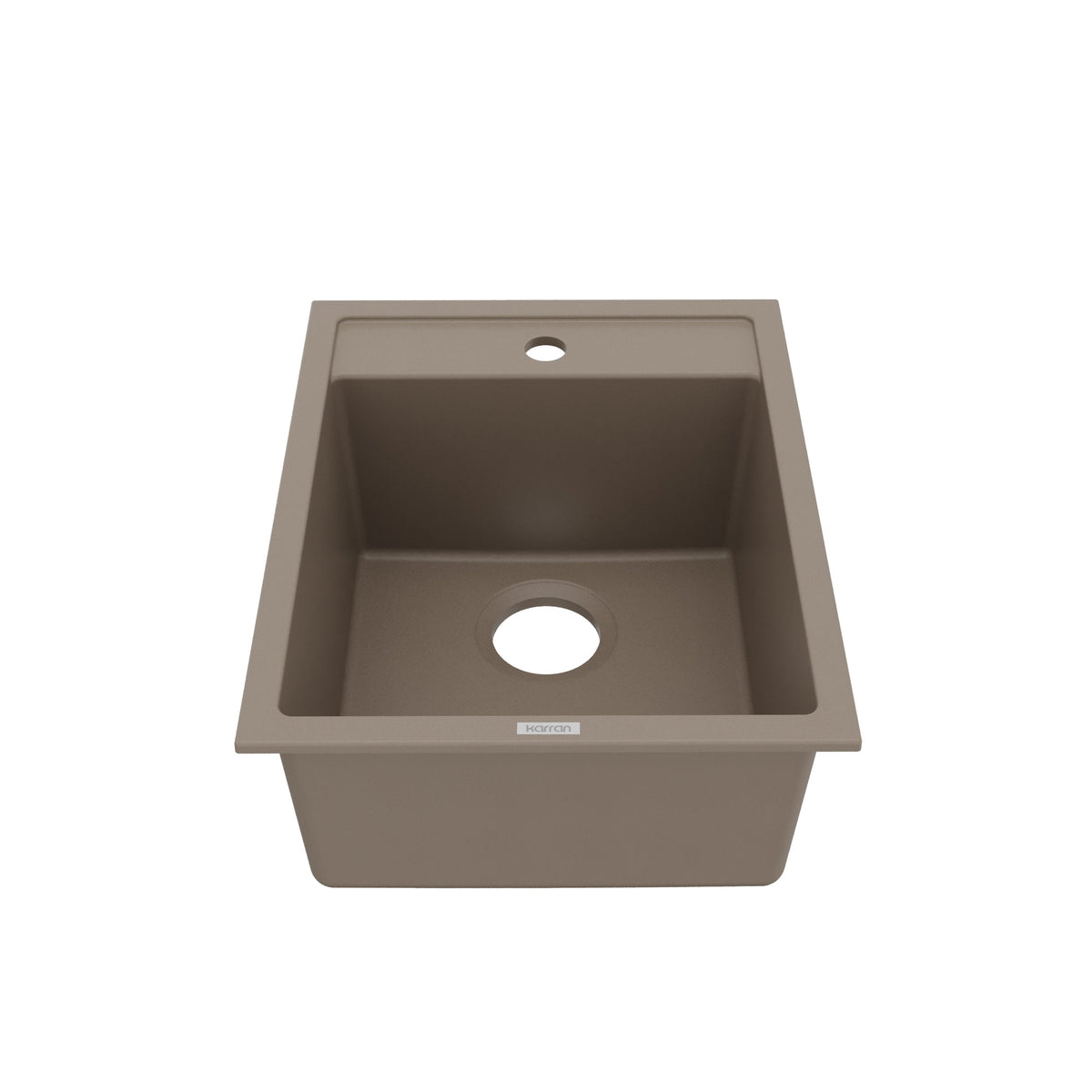 Concrete Bar/Prep Bowl Top Mount Sink 15-3/4"