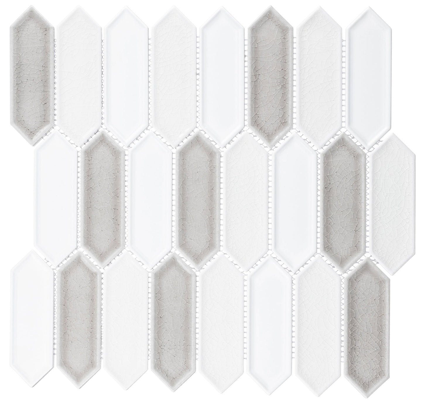 Decko Cezannite 2x5 Picket Mosaic