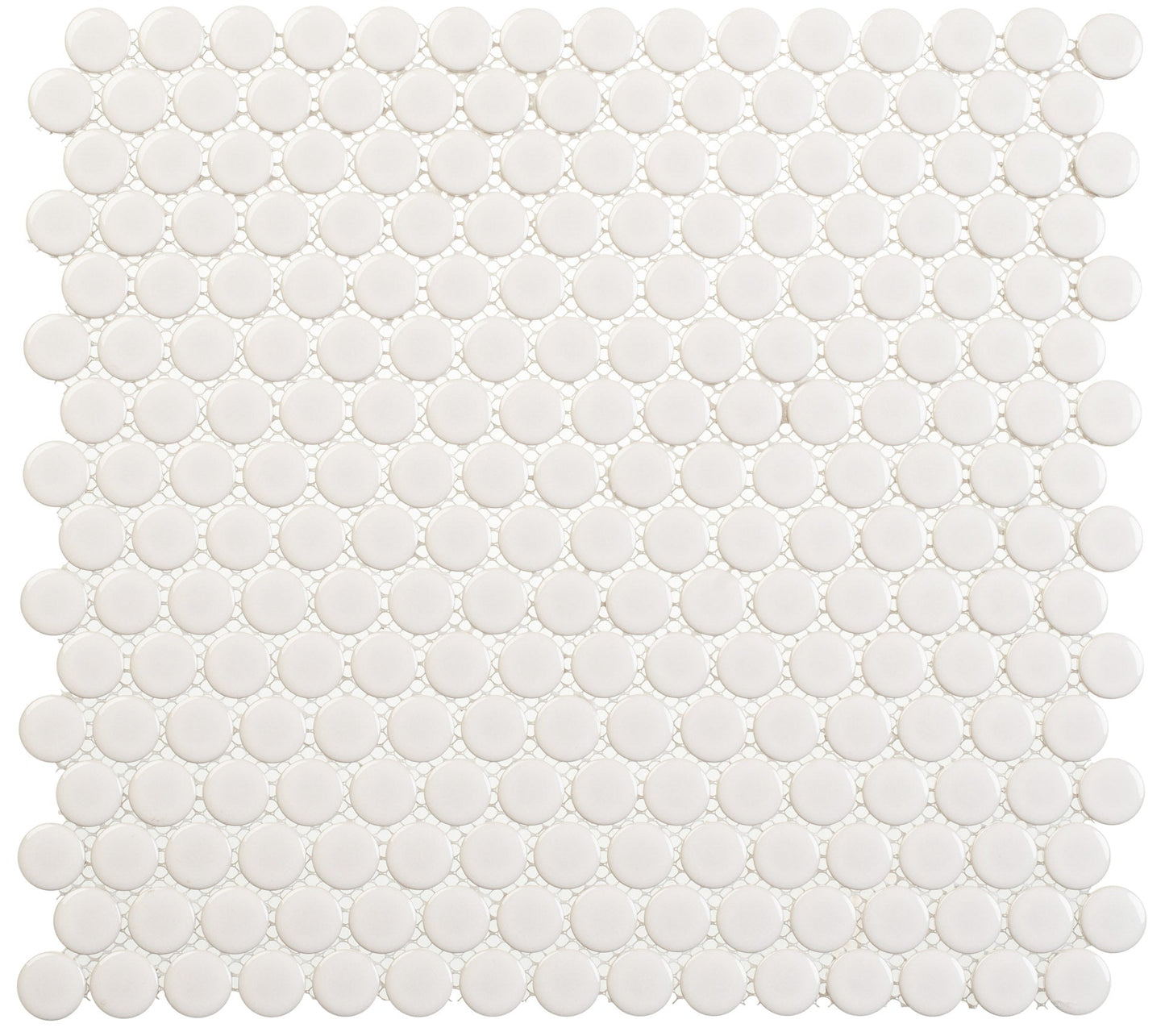 Freedom Avenue Pillar Shine 3/4" Penny Round Glossy Mosaic