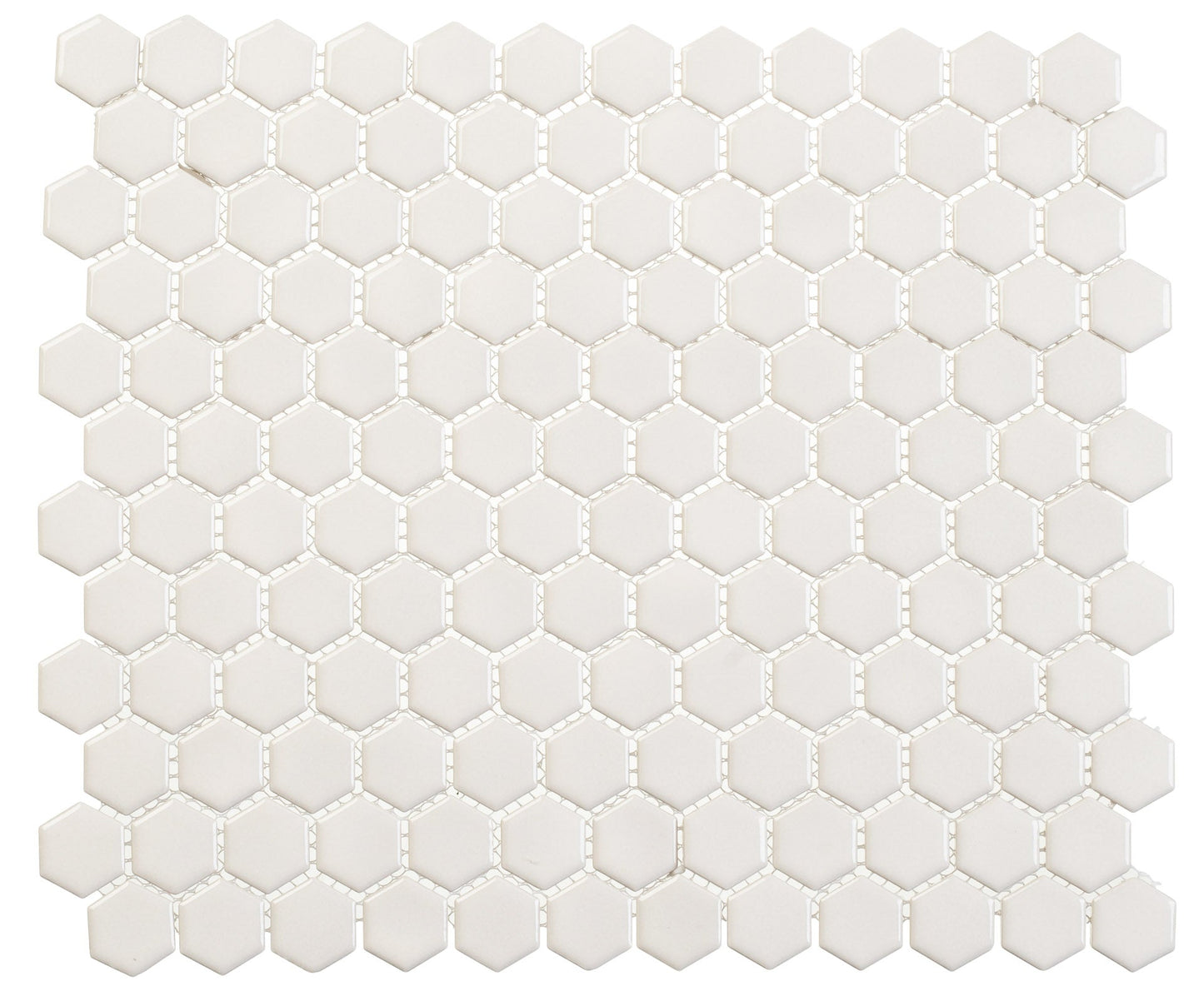 Freedom Avenue Pillar Shine 3/4" Hexagon Glossy Mosaic