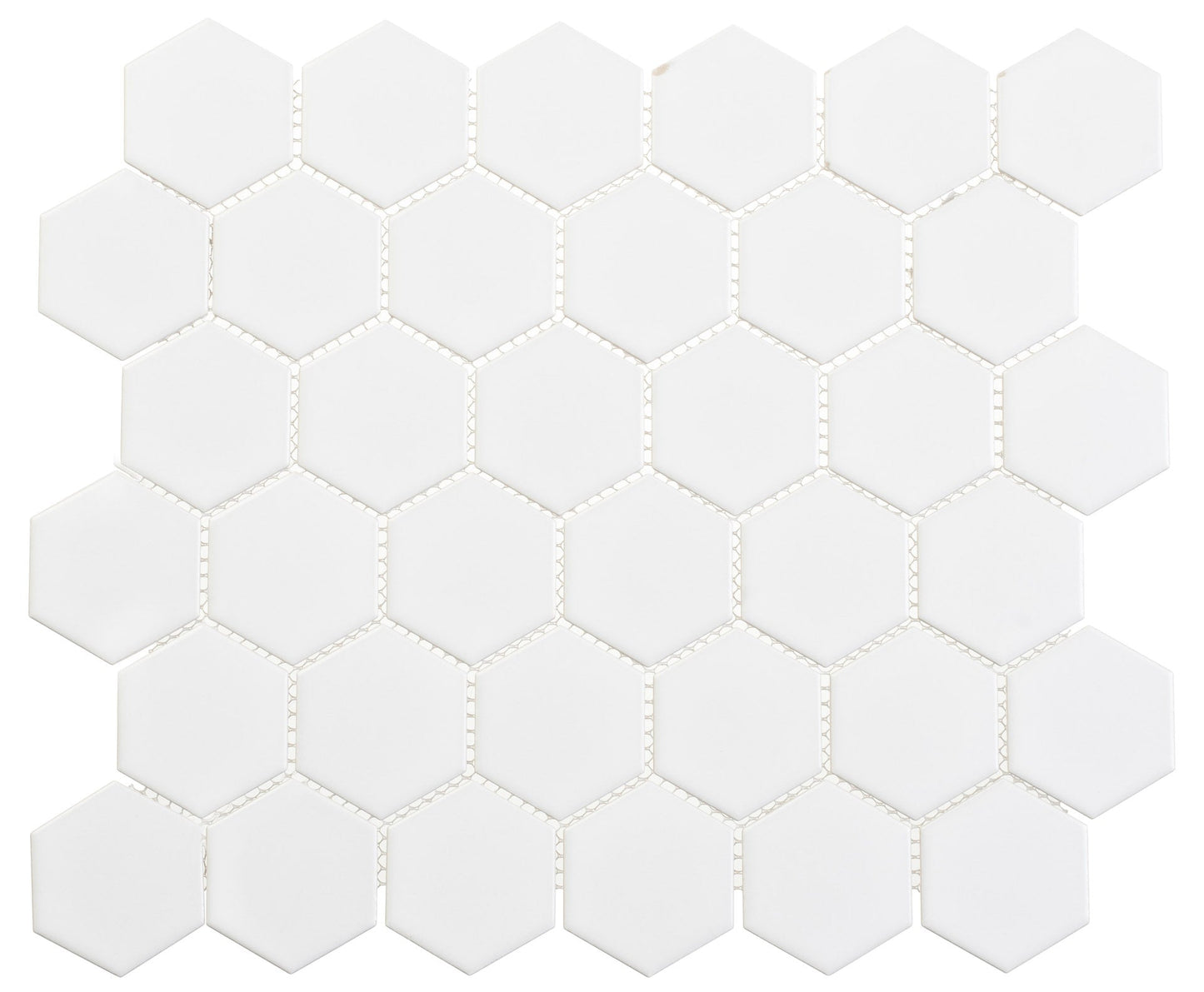 Freedom Avenue Liberty Pure 2" Hexagon Matte Mosaic