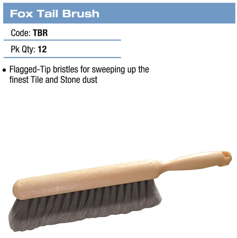 Fox Tail Tile Brush