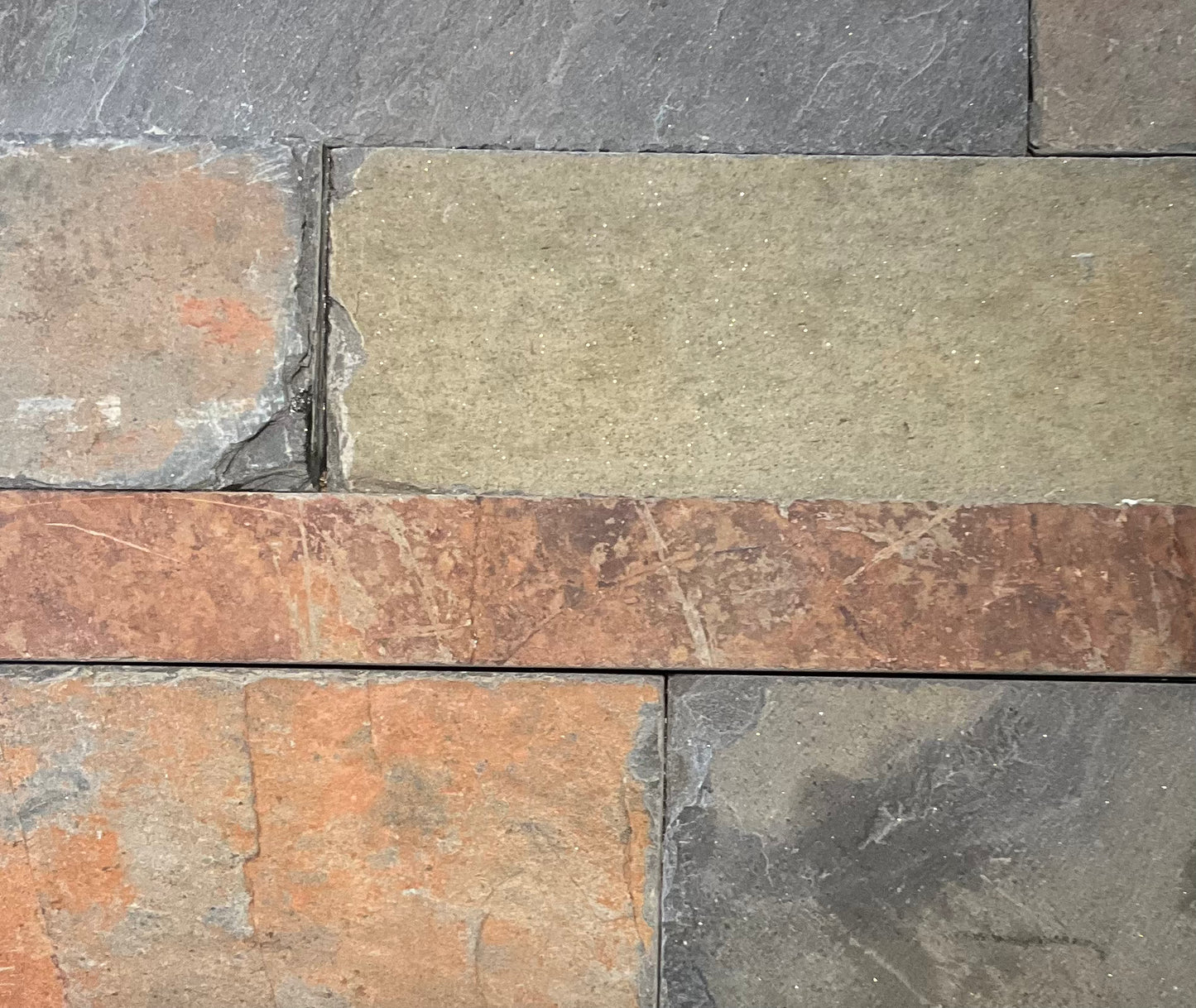 Multicolor Slate Ledger Stone 6.25x11.75