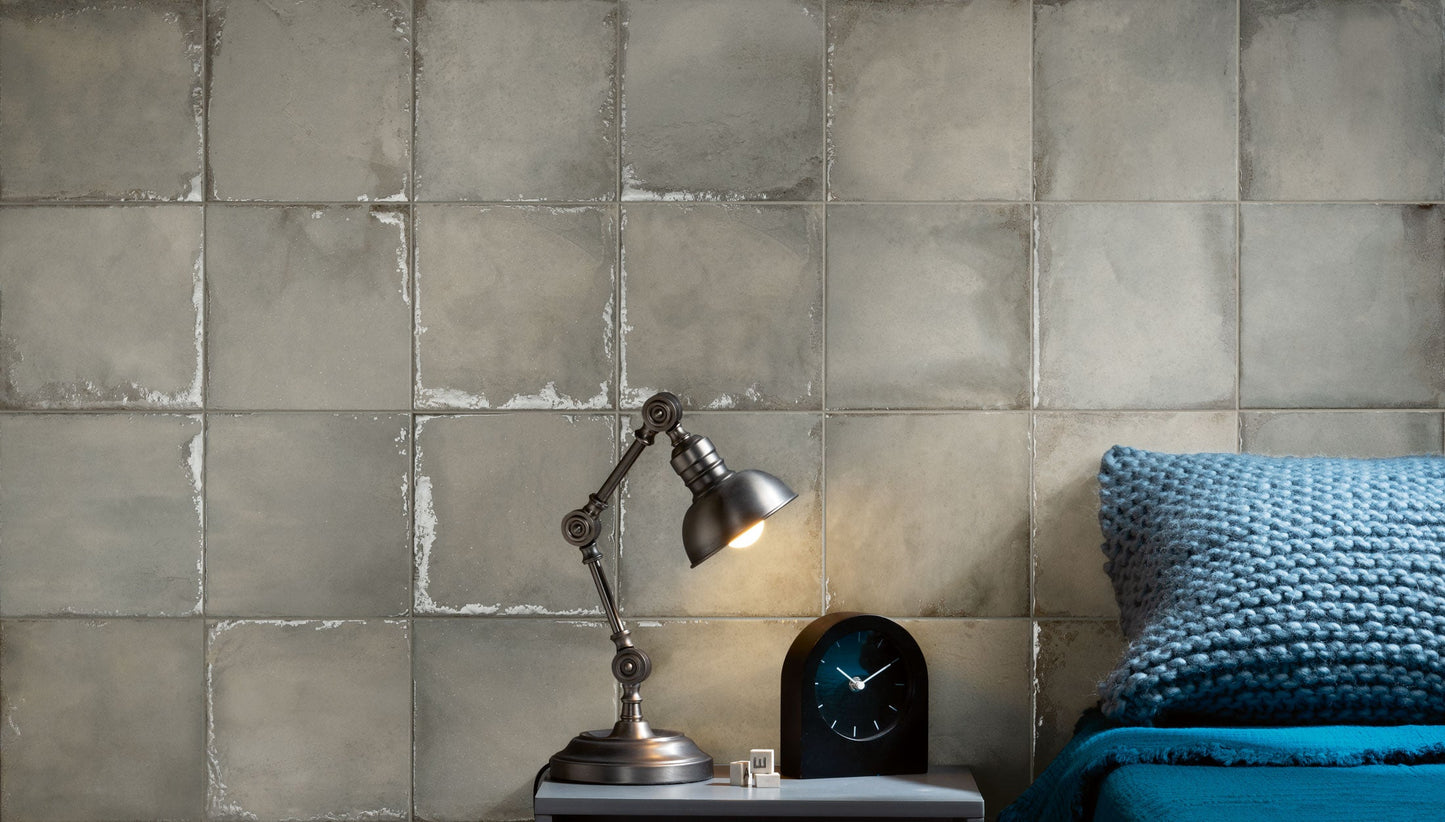 Geometric Calm Ashwood Gaze 8x8 Porcelain Tile