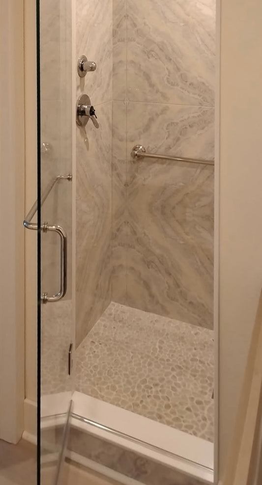 Glass Shower Door 23-3/8"x76-1/2"