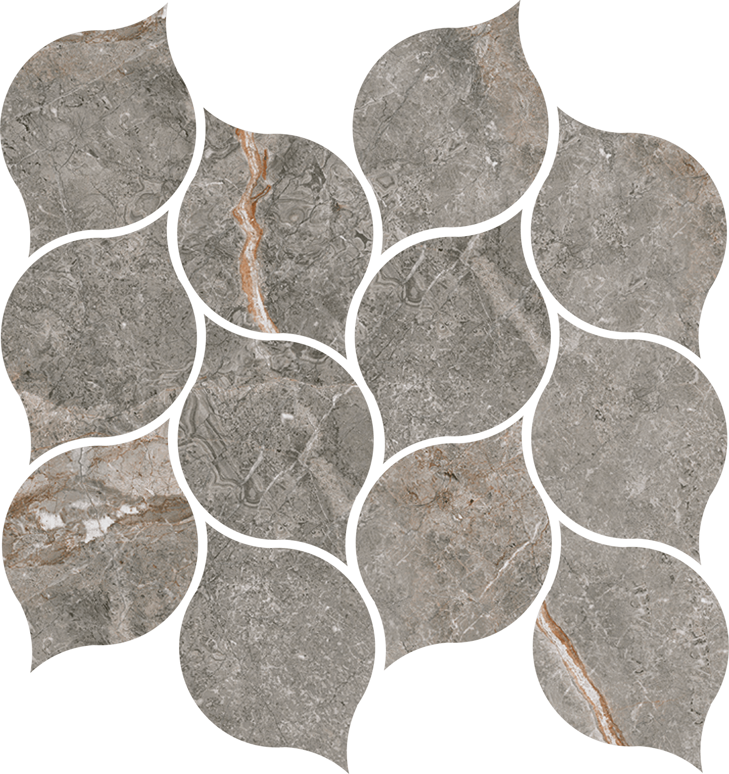 Gris Leaf 3x4 Matte