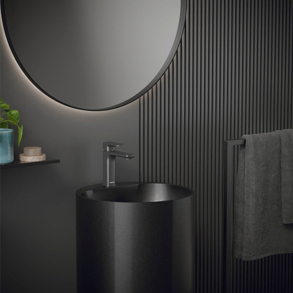 Gunmetal Grey Venda Single Hole Faucet 6-3/8"