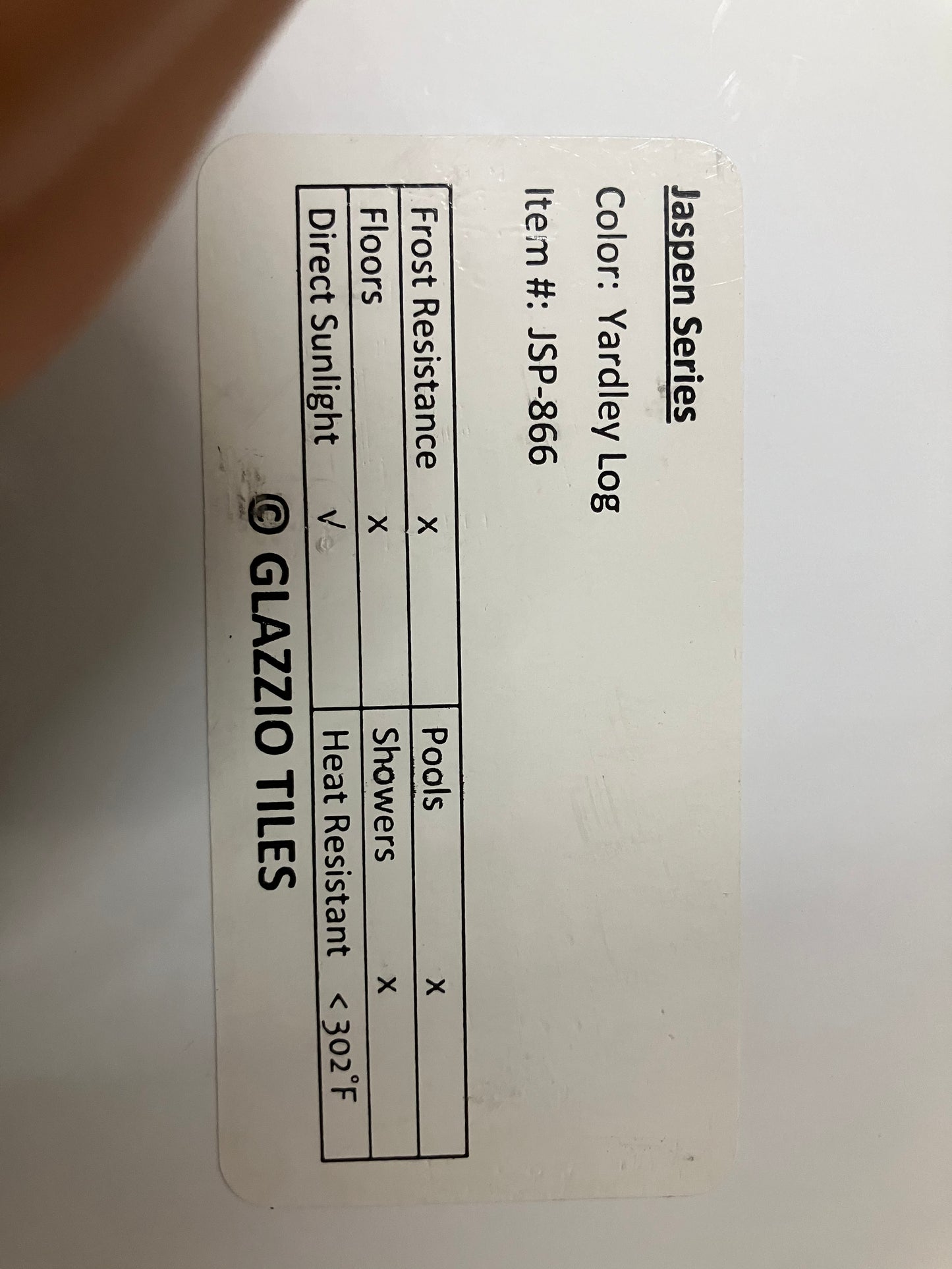 Yardley Log