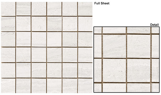 White 12x12 Mosaic