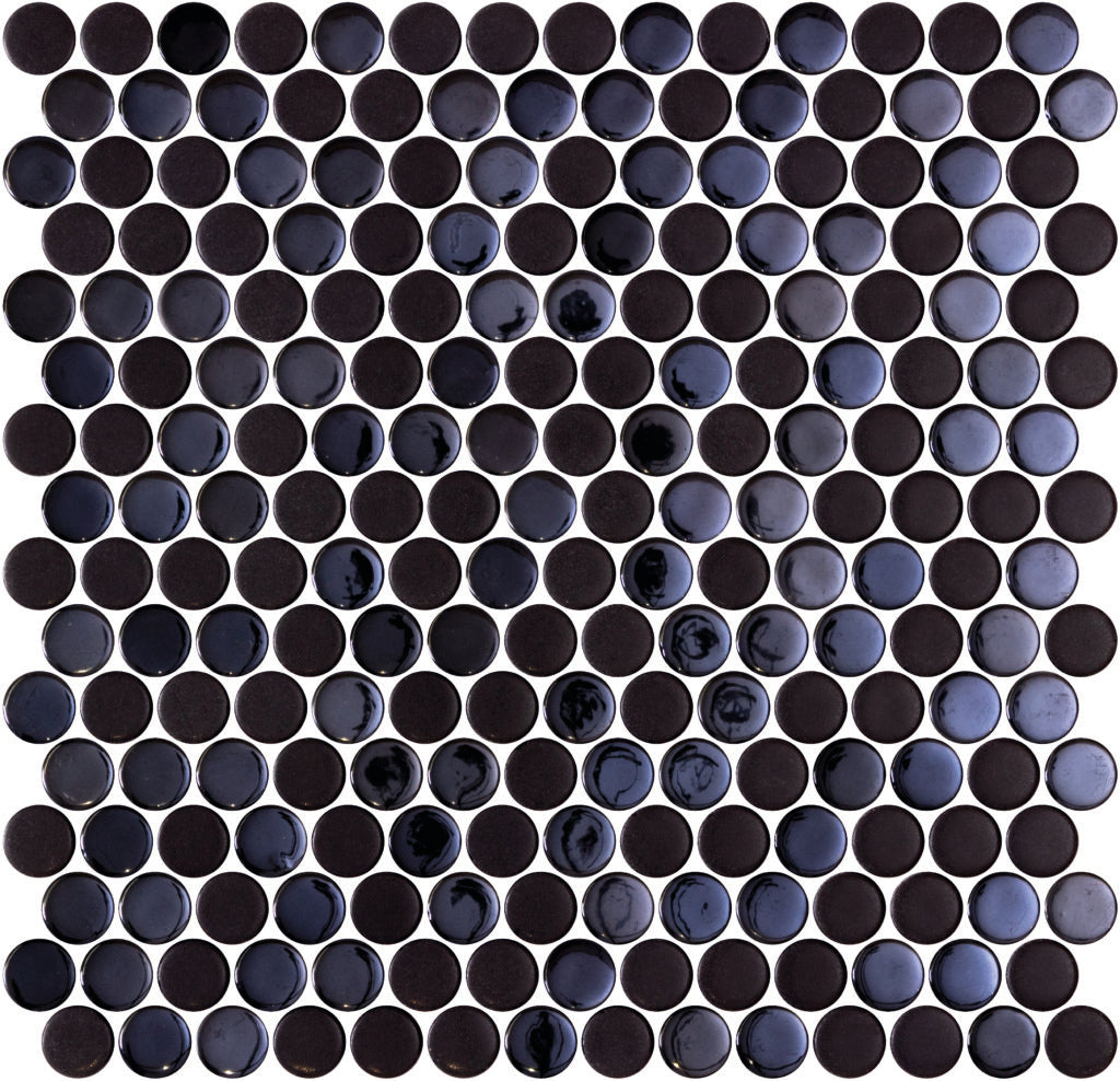 Opalo Black Nature Glass Penny 11x11