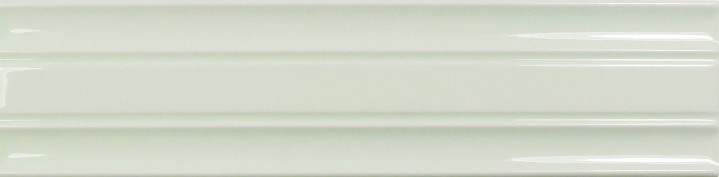 In Lines Mint 3x12 Ceramic Tile