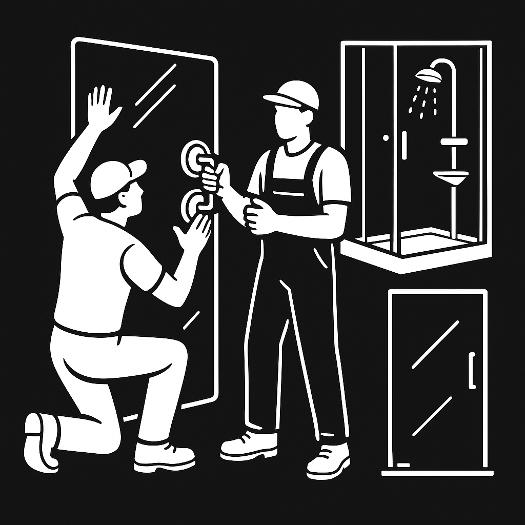 Installation Glass provided by Licensed Subcontractor