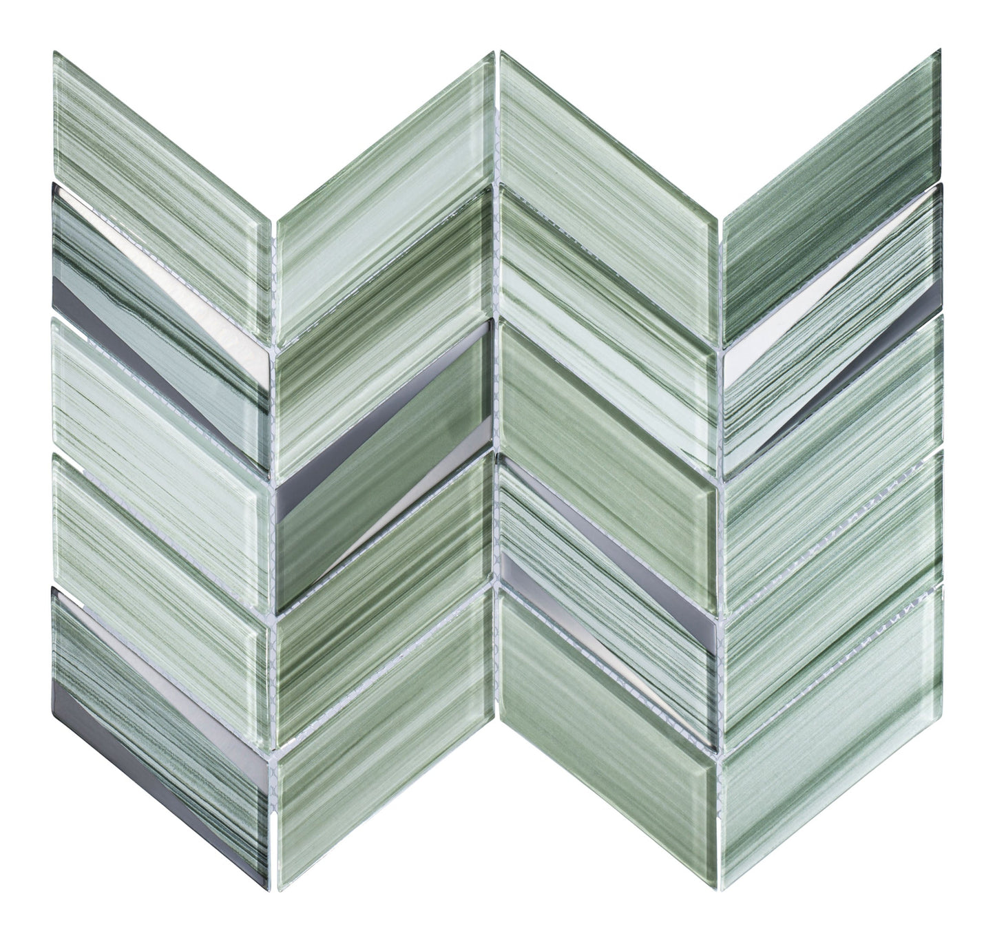 Kohala Mahu Tropical 11x14 Glass Mosaic