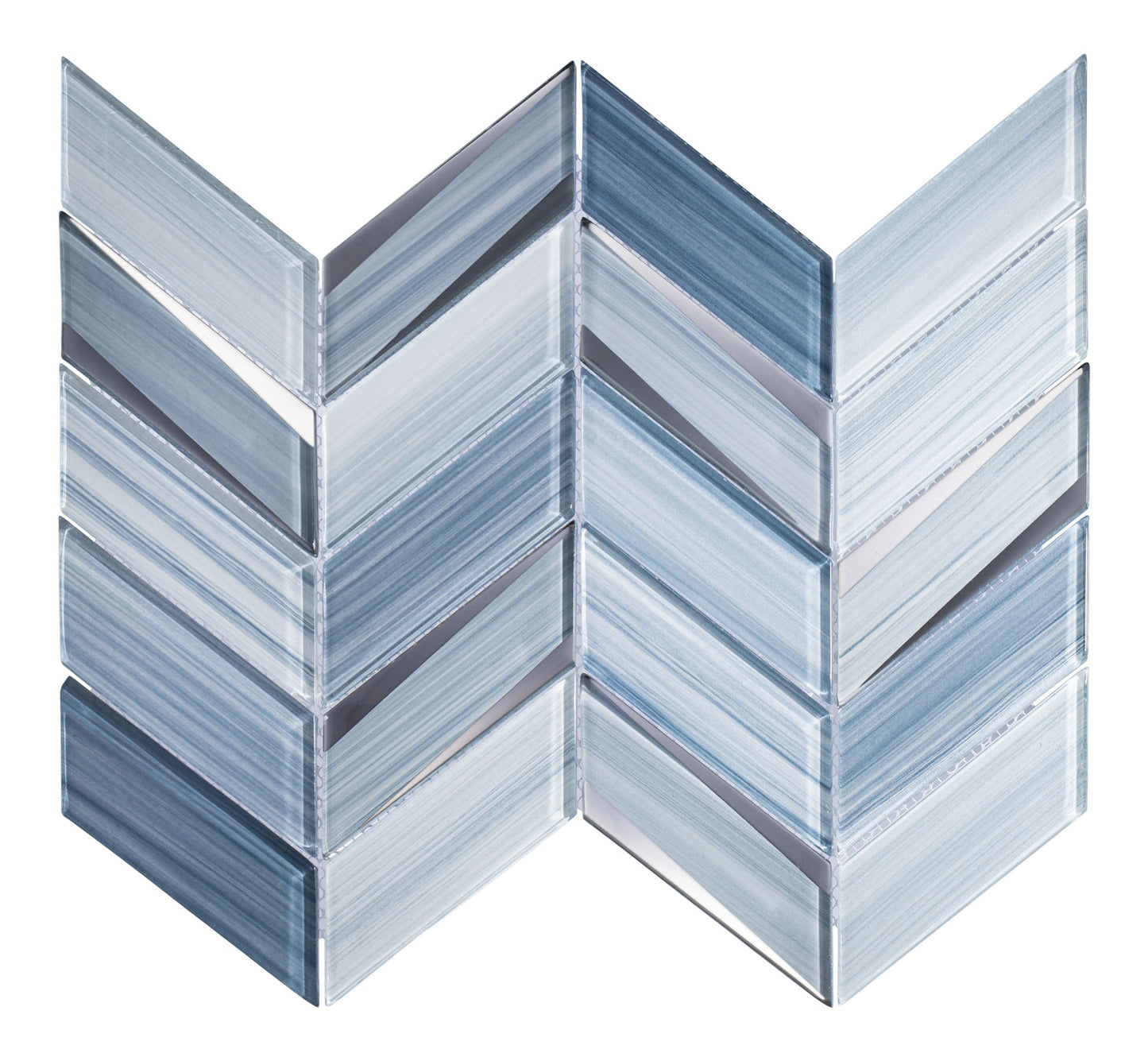 Kohala Oahu Blue 11x14 Glass Mosaic