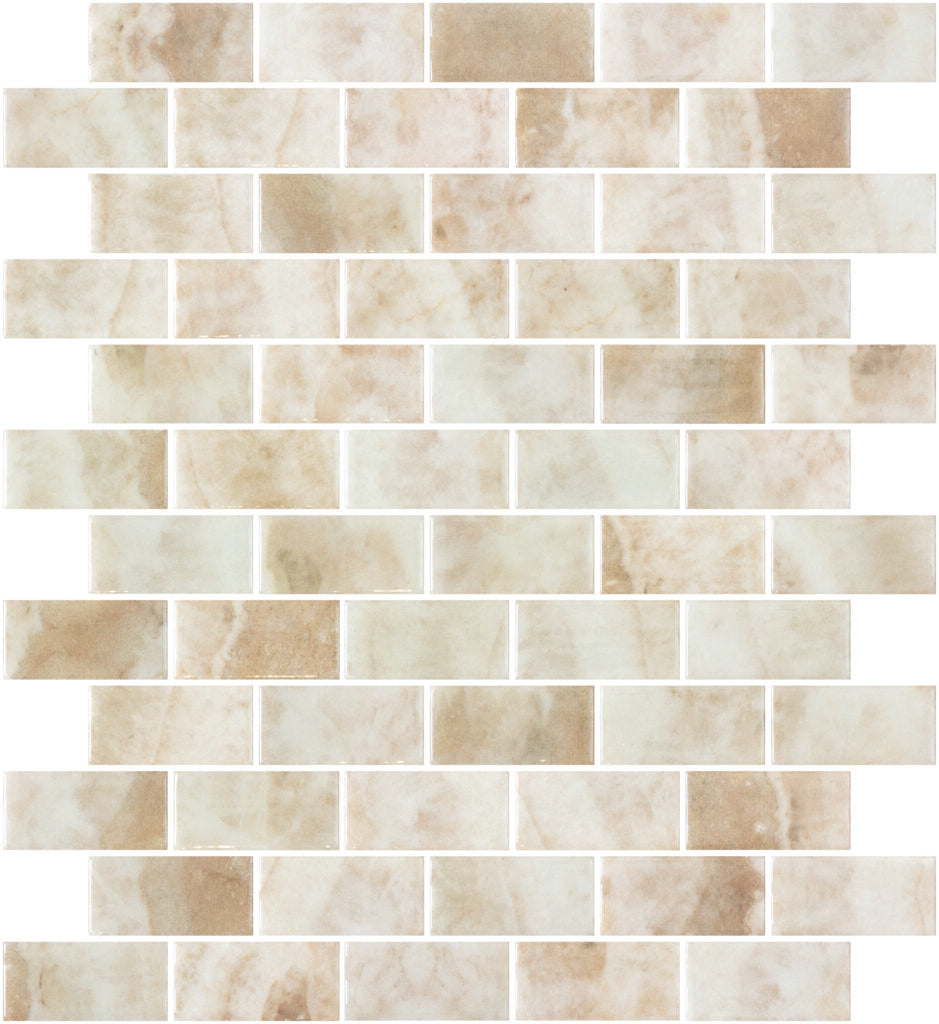 Kara Beige Brick 1x2 Glossy