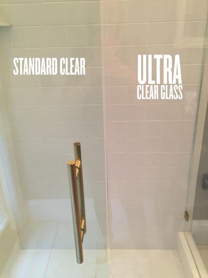 Curved Glass Shower Enclosure 42-1/4"x72"