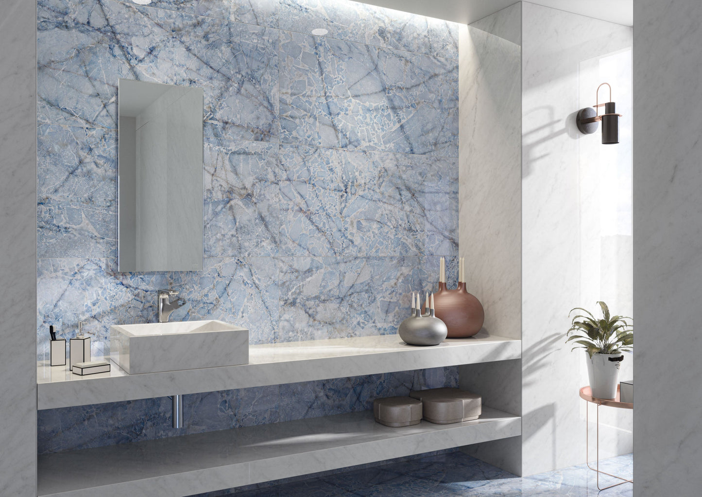 Granda II Atlantis Blue 24x48 Porcelain Tile