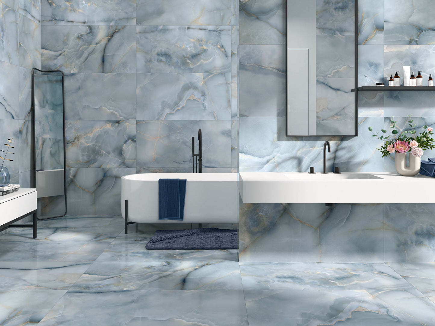 Granda II Onice Sky 24x48 Porcelain Tile
