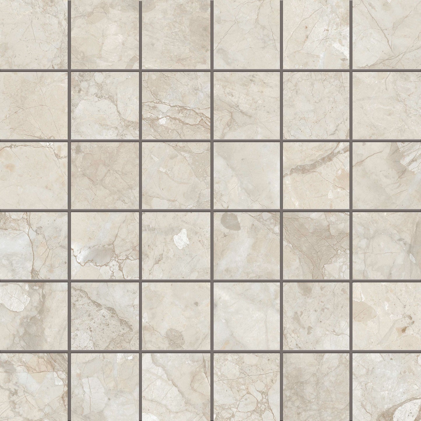 Granda II Stream Bone 2x2 Porcelain Mosaic