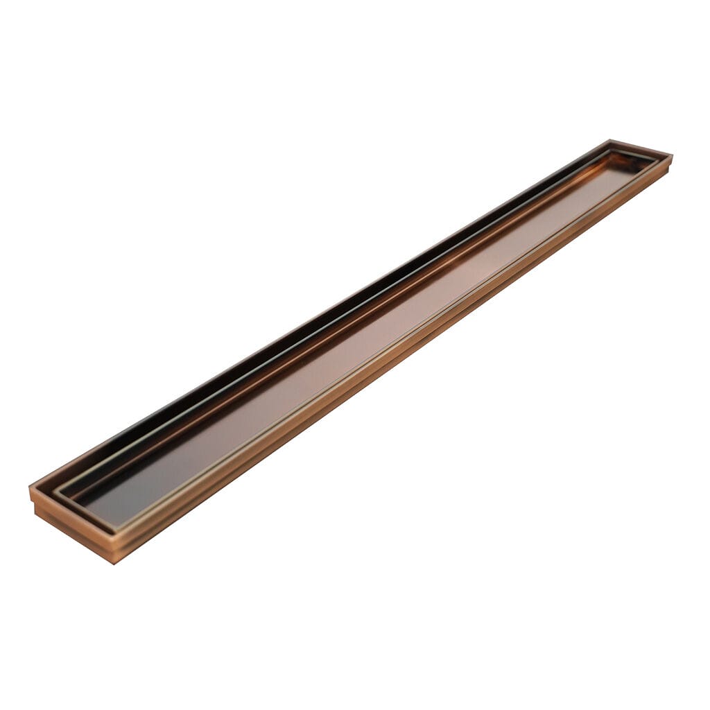 Linear Drain Kit 3x48 Oil Rubbed Bronze Tileable