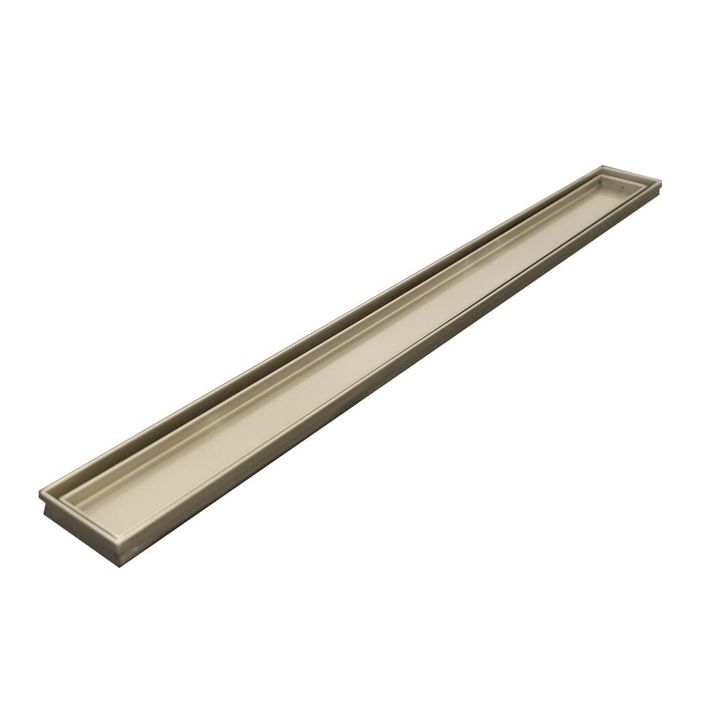 Linear Drain Kit 3x48 Brushed Nickel Tileable
