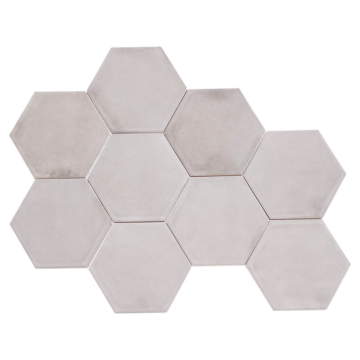 Martha's Manor Subtle Slate 4x5 Ceramic Hexagon