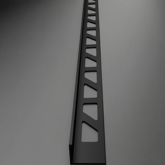 Matte Black 2D Edge 3/8"