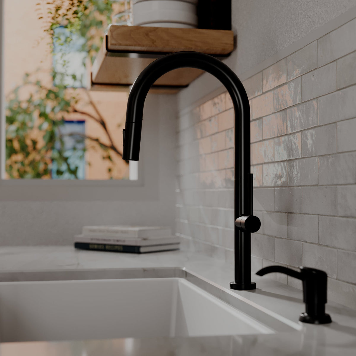 Matte Black Brynford Faucet 17-1/8"