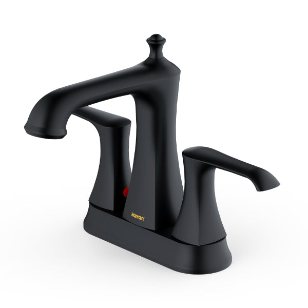 Matte Black Woodburn Two Hole Faucet 6-3/4"